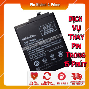 Pin  Webphukien cho Xiaomi Redmi 4 Prime (BN40) - 4100mAh 
